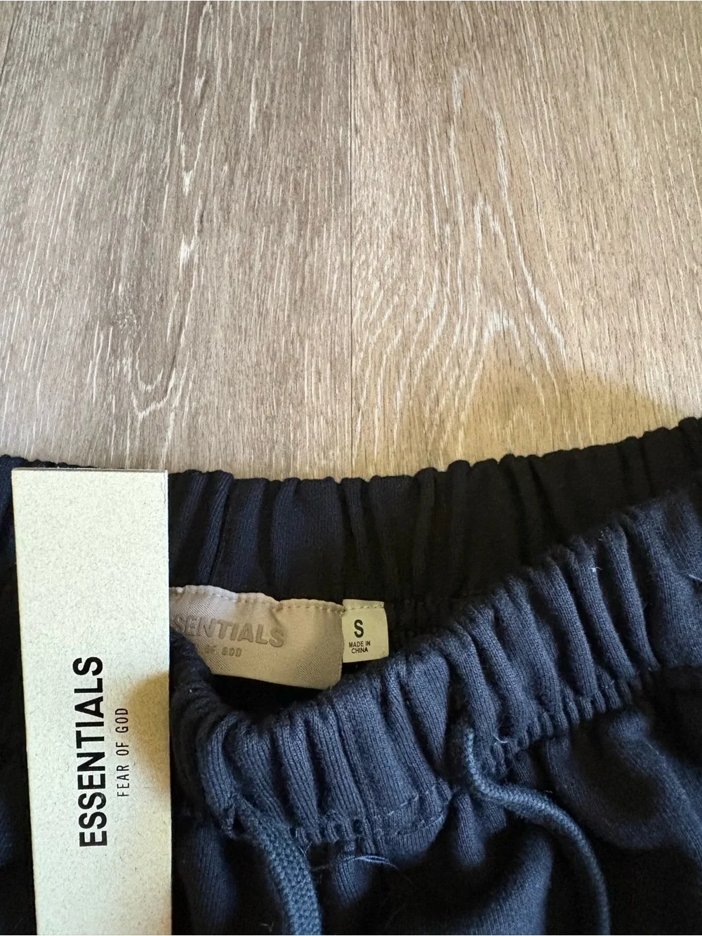 Essentials Men’s Black Athletic Drawstring Shorts